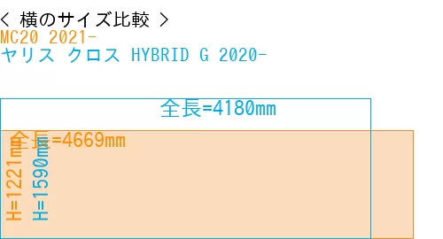 #MC20 2021- + ヤリス クロス HYBRID G 2020-